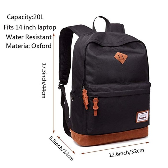 NEW! Mens High Fashion, High Capacity Backpack - Picture 4 of 6